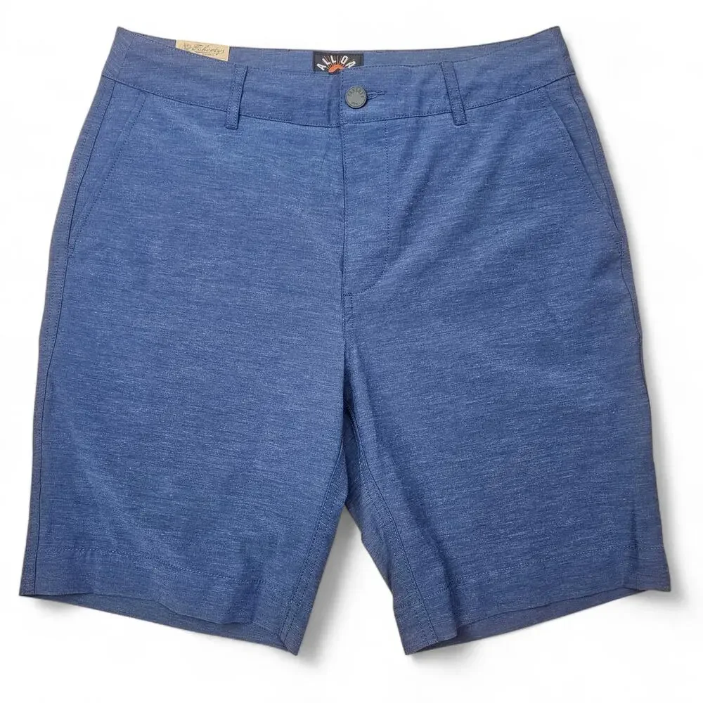 FAHERTY NWT All Day Shorts Men's XL Blue Performance Stretch Drawstring Golf